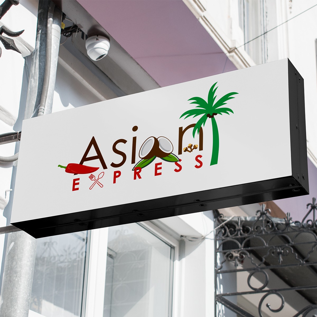 Asian Express Logo design