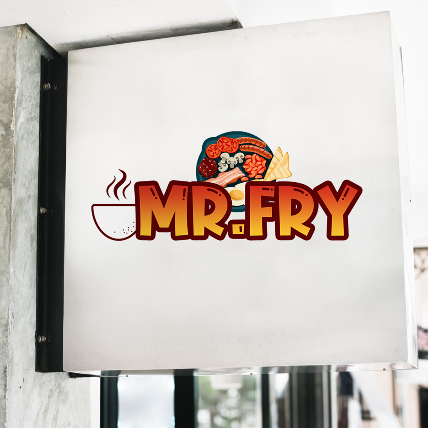 Mr.Fry Logo design