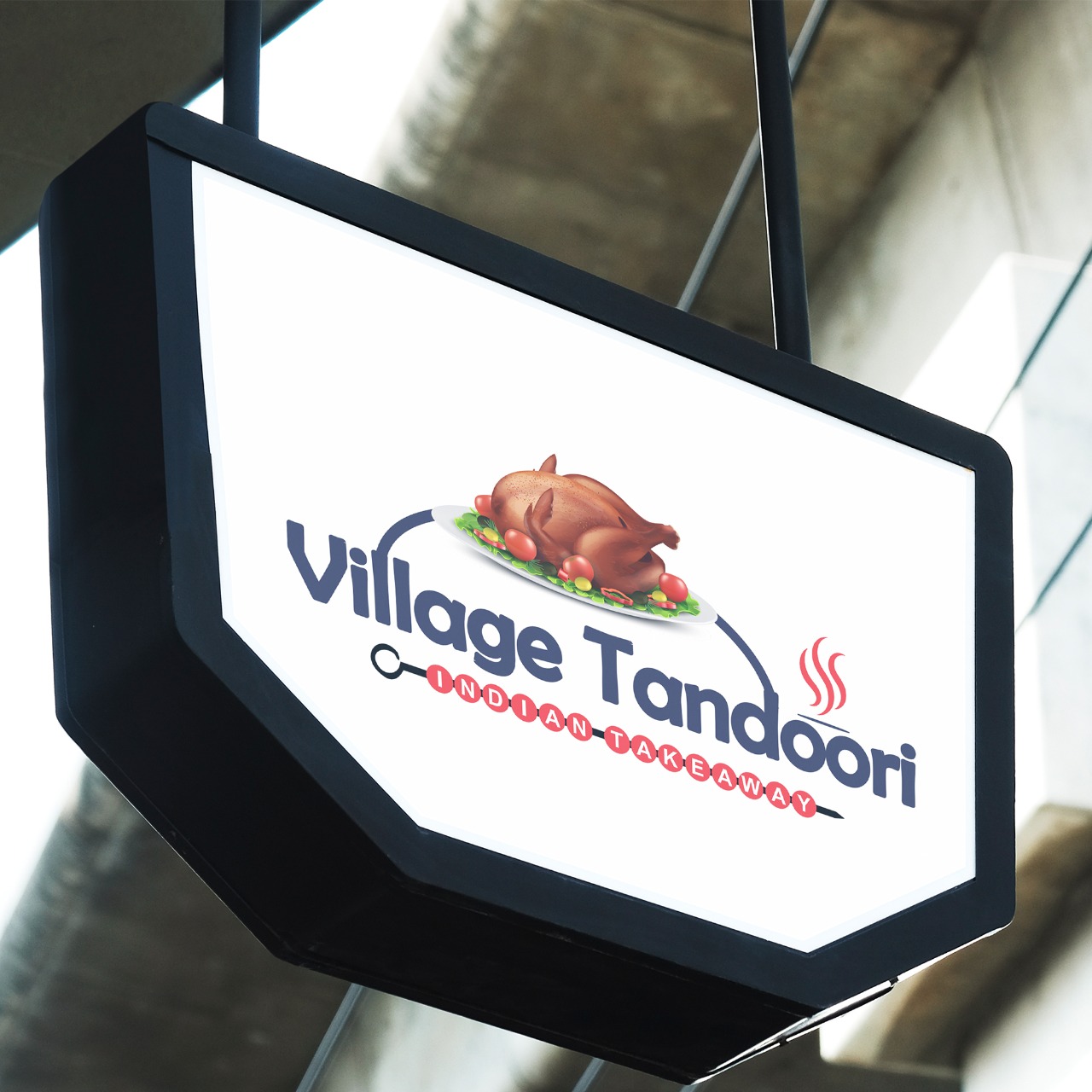 Village Tandoori logo design