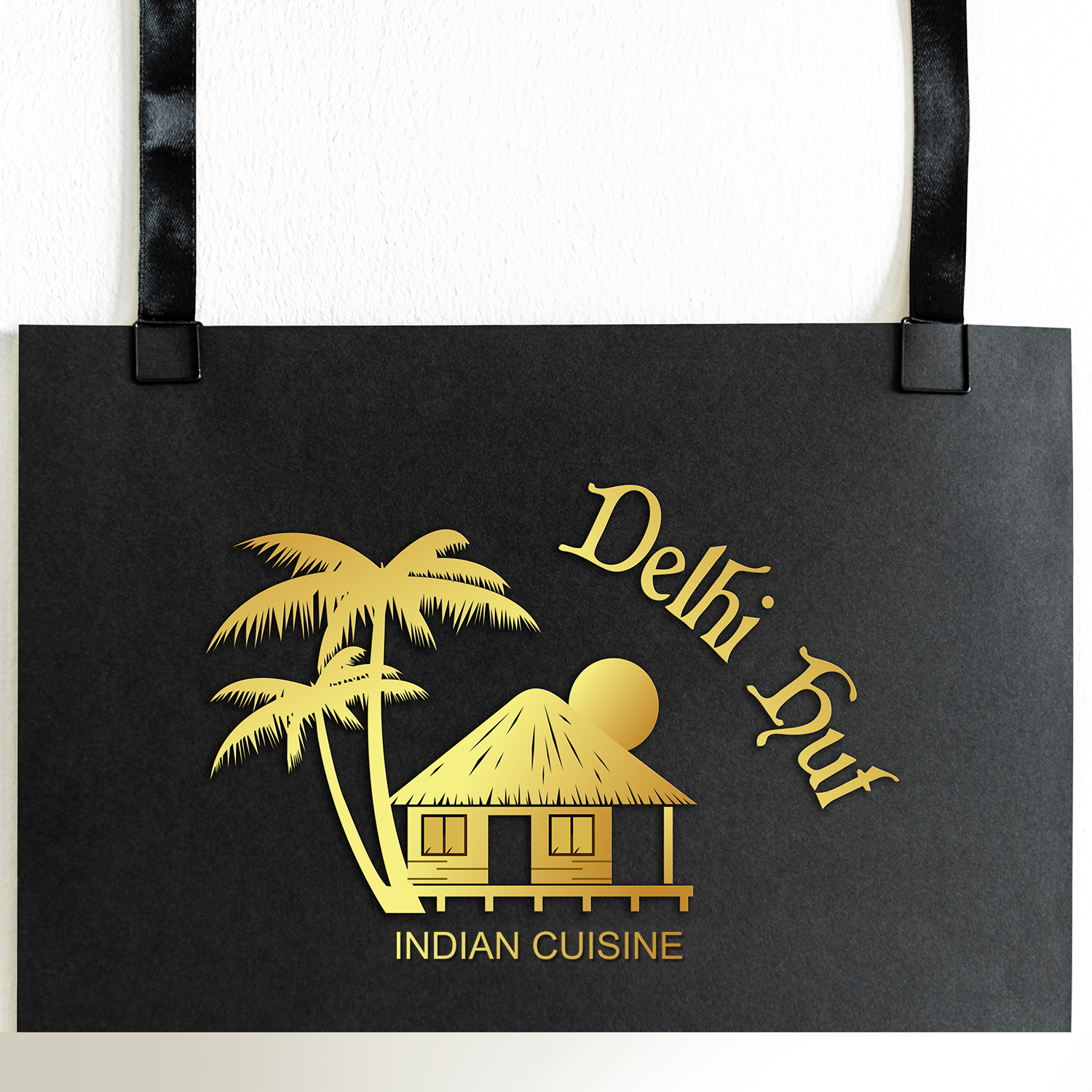 Delhi Hut Logo design